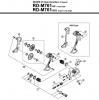 Shimano RD Rear Derailleur - Schaltwerk Listas de piezas de repuesto y dibujos RD-M761-2551