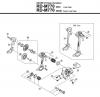 Shimano RD Rear Derailleur - Schaltwerk Listas de piezas de repuesto y dibujos RD-M770