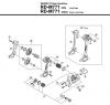 Shimano RD Rear Derailleur - Schaltwerk Listas de piezas de repuesto y dibujos RD-M771-2706