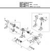 Shimano RD Rear Derailleur - Schaltwerk Listas de piezas de repuesto y dibujos RD-M771