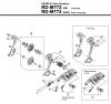 Shimano RD Rear Derailleur - Schaltwerk Listas de piezas de repuesto y dibujos RD-M772-2707B