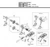 Shimano RD Rear Derailleur - Schaltwerk Listas de piezas de repuesto y dibujos RD-M772