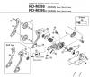 Shimano RD Rear Derailleur - Schaltwerk Listas de piezas de repuesto y dibujos RD-M781-3321