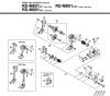 Shimano RD Rear Derailleur - Schaltwerk Listas de piezas de repuesto y dibujos RD-M801