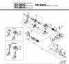 Shimano RD Rear Derailleur - Schaltwerk Listas de piezas de repuesto y dibujos RD-M806