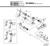 Shimano RD Rear Derailleur - Schaltwerk Listas de piezas de repuesto y dibujos RD-M806