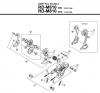 Shimano RD Rear Derailleur - Schaltwerk Listas de piezas de repuesto y dibujos RD-M810-2830C