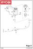 Ryobi Benzin RLM5319SMEB Listas de piezas de repuesto y dibujos Tank