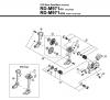 Shimano RD Rear Derailleur - Schaltwerk Listas de piezas de repuesto y dibujos RD-M971