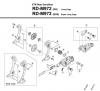 Shimano RD Rear Derailleur - Schaltwerk Listas de piezas de repuesto y dibujos RD-M972-2758B