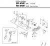 Shimano RD Rear Derailleur - Schaltwerk Listas de piezas de repuesto y dibujos RD-M981-3429