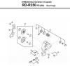Shimano RD Rear Derailleur - Schaltwerk Listas de piezas de repuesto y dibujos RD-R350-10-3624