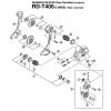 Shimano RD Rear Derailleur - Schaltwerk Listas de piezas de repuesto y dibujos RD-T400-S-EV