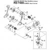 Shimano RD Rear Derailleur - Schaltwerk Listas de piezas de repuesto y dibujos RD-T400-S