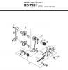 Shimano RD Rear Derailleur - Schaltwerk Listas de piezas de repuesto y dibujos RD-T661-2841