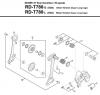 Shimano RD Rear Derailleur - Schaltwerk Listas de piezas de repuesto y dibujos RD-T780-3181