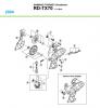 Shimano RD Rear Derailleur - Schaltwerk Listas de piezas de repuesto y dibujos RD-TX70-04