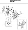 Shimano RD Rear Derailleur - Schaltwerk Listas de piezas de repuesto y dibujos RD-TX71-2763A