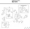 Shimano RD Rear Derailleur - Schaltwerk Listas de piezas de repuesto y dibujos RD-TX75-3102