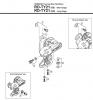 Shimano RD Rear Derailleur - Schaltwerk Listas de piezas de repuesto y dibujos RD-TY21-3445