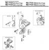 Shimano RD Rear Derailleur - Schaltwerk Listas de piezas de repuesto y dibujos RD-TY21-A-3445A