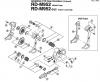 Shimano RD Rear Derailleur - Schaltwerk Listas de piezas de repuesto y dibujos RD-M952