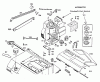 Wolf-Garten UR-K 3586081 Series B (1996) Listas de piezas de repuesto y dibujos Rear axle, Rear flap, Belt