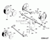 Wolf-Garten 2.42 TA 4765880 Series C (1996) Listas de piezas de repuesto y dibujos Gearbox, Wheels
