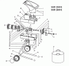 Wolf-Garten SSD 2400 E 7504000 (1997) Listas de piezas de repuesto y dibujos Basic machine
