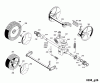 Wolf-Garten 6.42 ACAN 4946080 Series A (1998) Listas de piezas de repuesto y dibujos Gearbox, Wheels