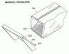 Wolf-Garten OHV 3 6990000 Series A, B (1998) Listas de piezas de repuesto y dibujos Grass bag, Rear flap