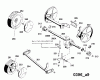 Wolf-Garten 6.42 EA 4925080 Series D (1996) Listas de piezas de repuesto y dibujos Gearbox, Wheels