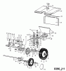 Wolf-Garten 6.46 BA 6966000 Series A (1994) Listas de piezas de repuesto y dibujos Belt drive, Wheels