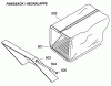 Wolf-Garten SV 4 6150000 Series B (1999) Listas de piezas de repuesto y dibujos Grass bag, Rear flap
