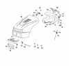 Wolf-Garten Trac OHV 7 6205000 Series B (2003) Listas de piezas de repuesto y dibujos Dashboard, Steering wheel, Engine hood