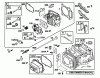Wolf-Garten Intek 60 2057000 (1998) Listas de piezas de repuesto y dibujos Crankcase, Cylinder head