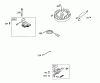Wolf-Garten Quattro 40 2056005 (2003) Listas de piezas de repuesto y dibujos Brake, Flywheel,  Ignition coil