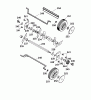 Wolf-Garten UV 30 EV 3630683 Series B, C (2004) Listas de piezas de repuesto y dibujos Rotor, Wheels