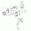 Wolf-Garten Quantum XE 55 I/C 2074050 (2000) Listas de piezas de repuesto y dibujos Piston, Crankshaft, Connecting rod, Valves