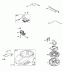 Wolf-Garten Intek Edge OHV 825 2057000 (1998) Listas de piezas de repuesto y dibujos Blower housing, Flywheel, Ignition coil