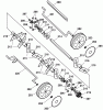 Wolf-Garten UV 30 EV 3630682 Series A (2008) Listas de piezas de repuesto y dibujos Rotor, Wheels