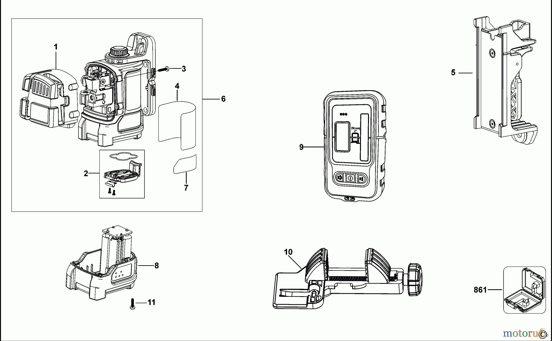 BERNER Divers LÁSER LÍNEA EN CRUZ 183846 Seite 1