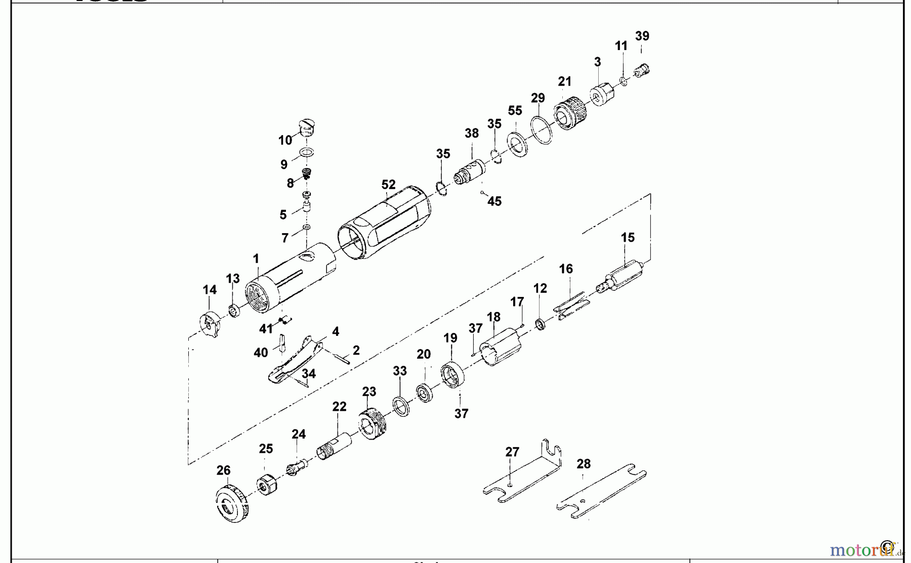  MAC POWER TOOLS RECTIFICADORA AGQP100 Seite 1