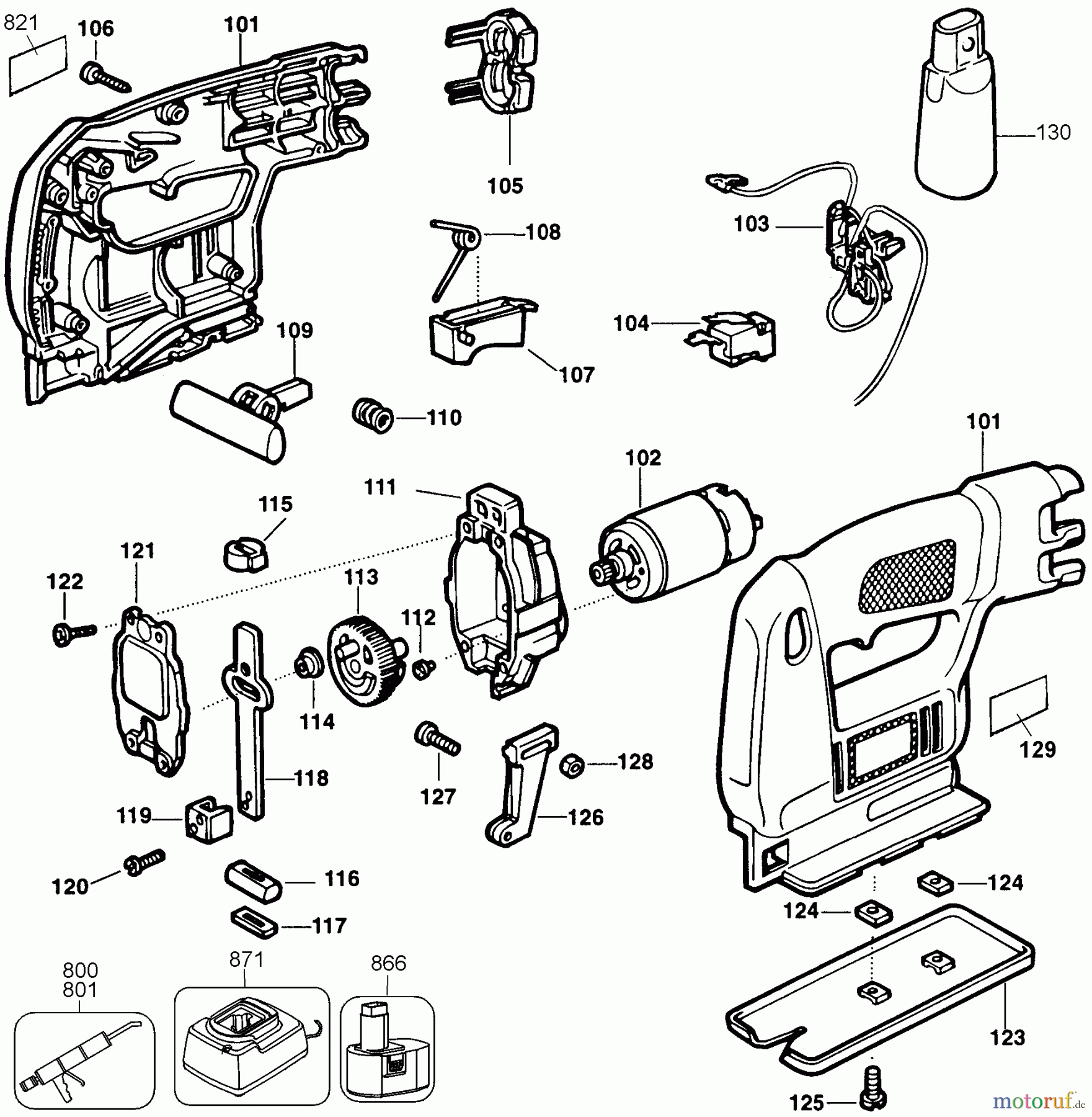 BLACK+DECKER INTERIOR SIERRA SIERRA DE VAIVEN VP660T Seite 1
