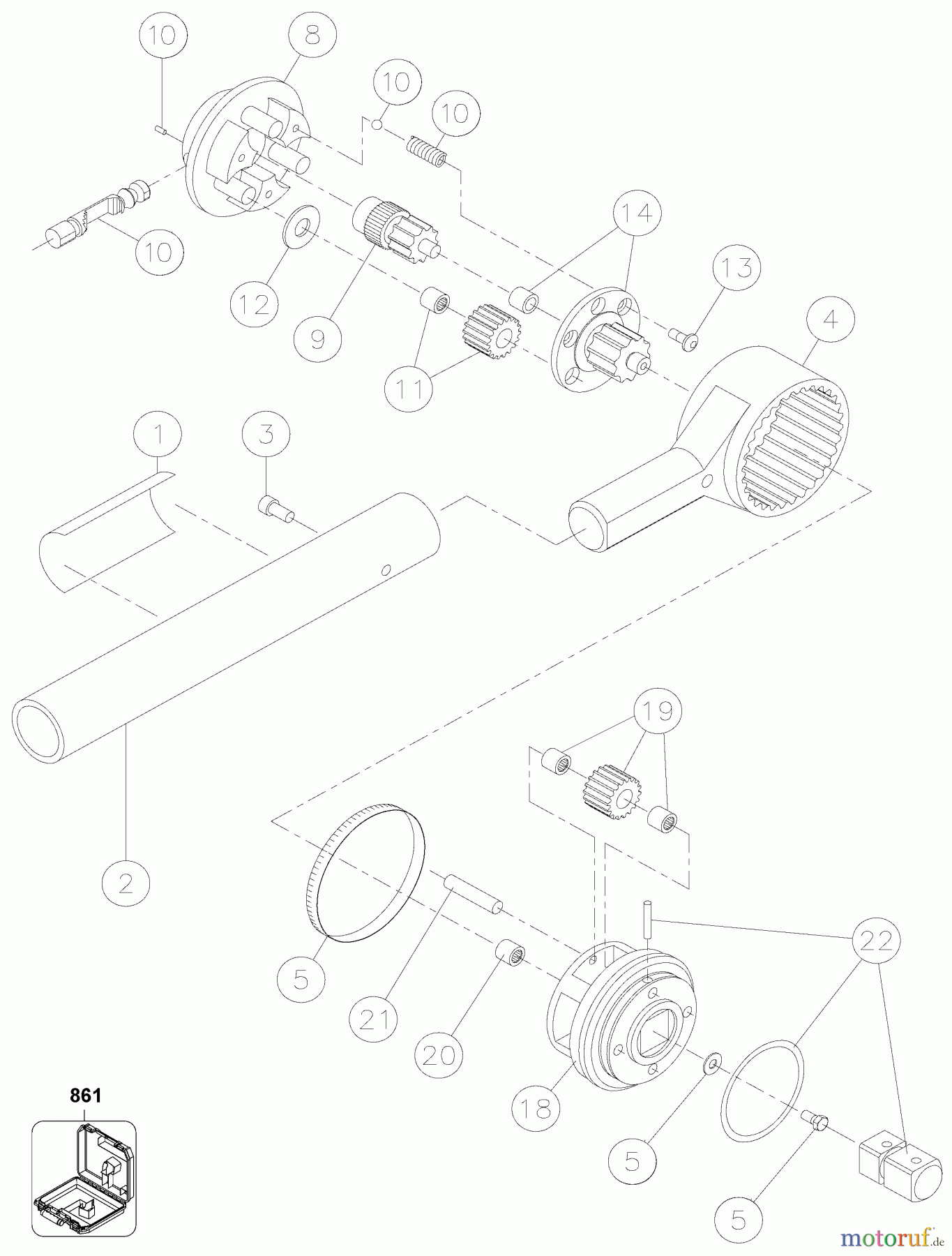  PROTO Divers TORQUE MULTIPLIER 2200 FT J6222 Seite 1