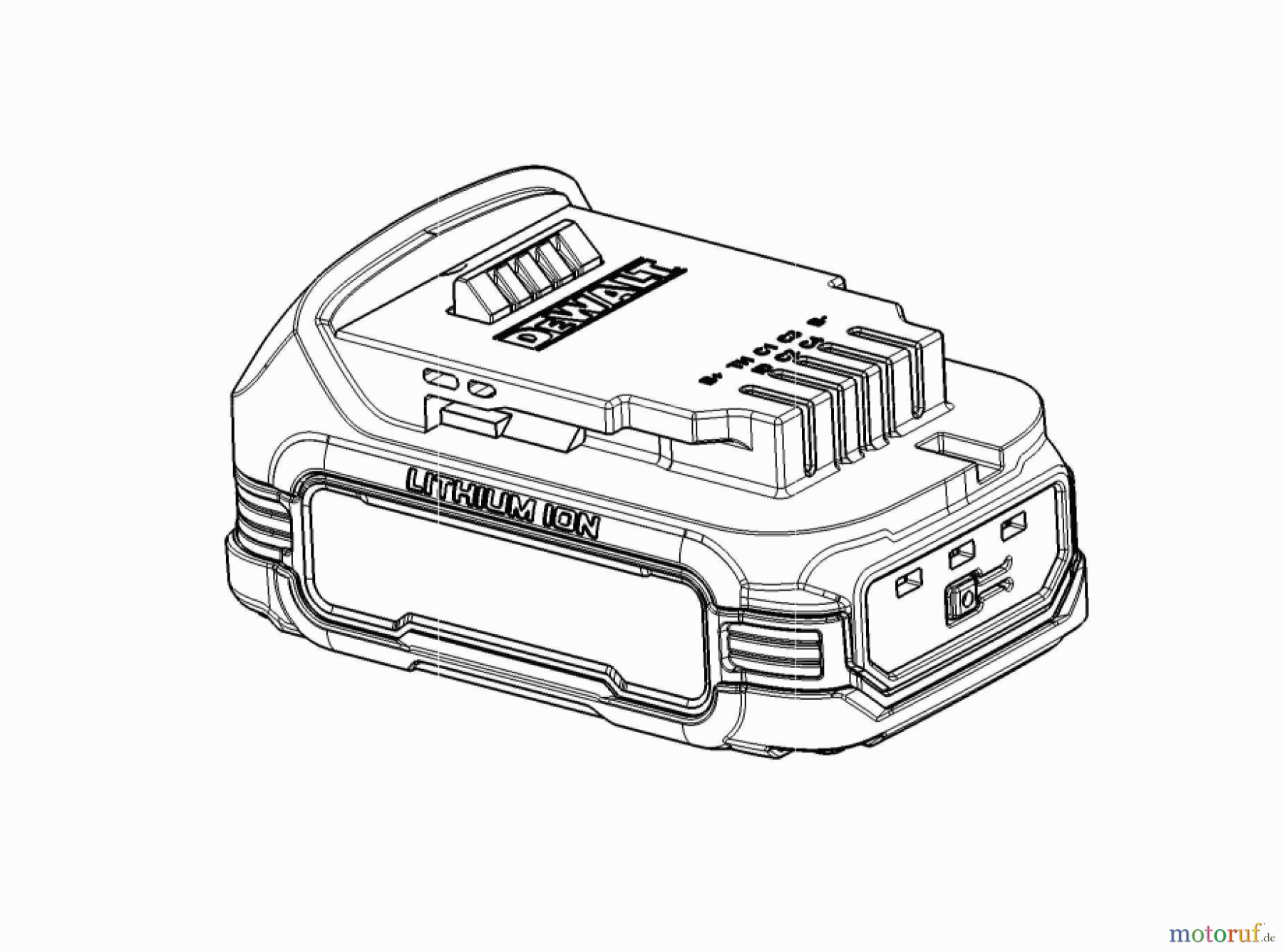  DEWALT SIN CORDÓN - OTROS BATERIA DCBP034G Seite 1