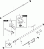 Dolmar Benzin MH2556 Listas de piezas de repuesto y dibujos 1  Schaftrohr, Handgriff
