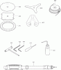 Dolmar Benzin 4-Takt MS3354C Listas de piezas de repuesto y dibujos 5  Werkzeuge, Zubehör