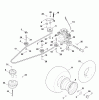 Viking Rasentraktoren MT 4097.0 SX Listas de piezas de repuesto y dibujos H - Getriebe, Hinterrad