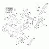 Viking Benzinrasenmäher MB 545.0 VS Listas de piezas de repuesto y dibujos C - Rahmen, Höhenverstellung